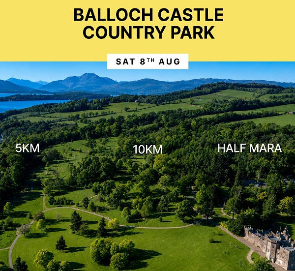 Run Balloch Castle Country Park Half Marathon