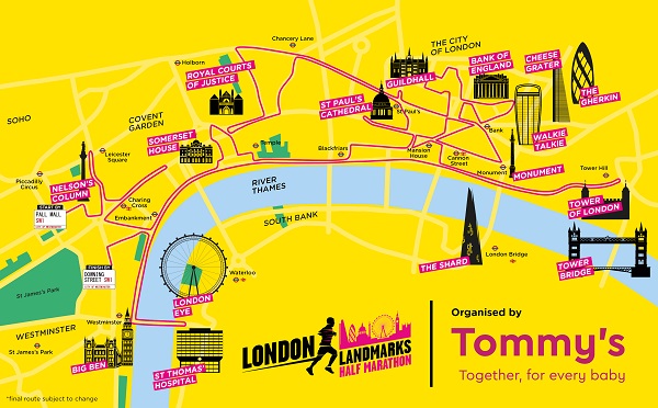 London Landmarks Half Marathon